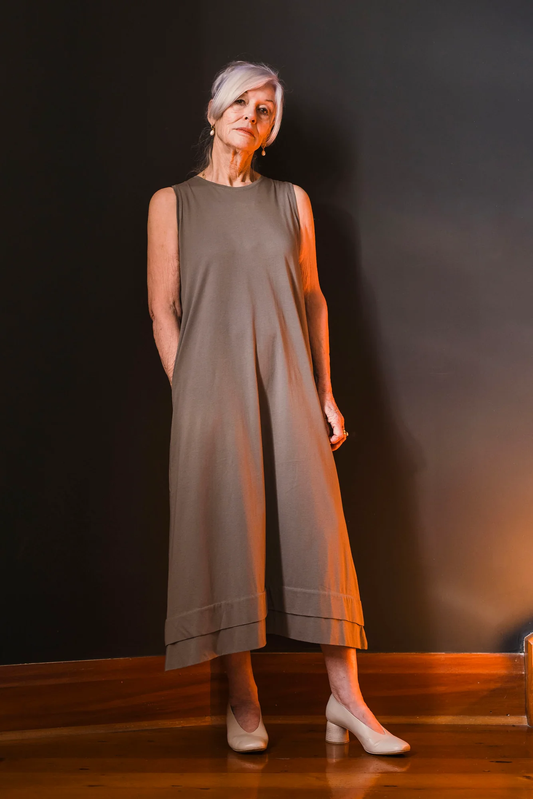Re.Create Convoy Dress - Grey Sage
