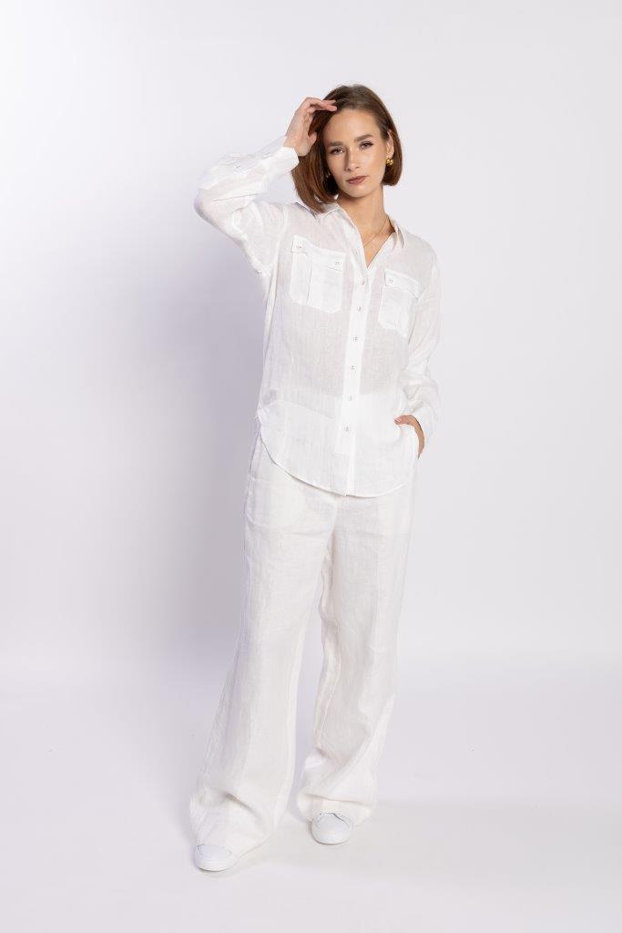 Loughlin Doubles Shirt - White