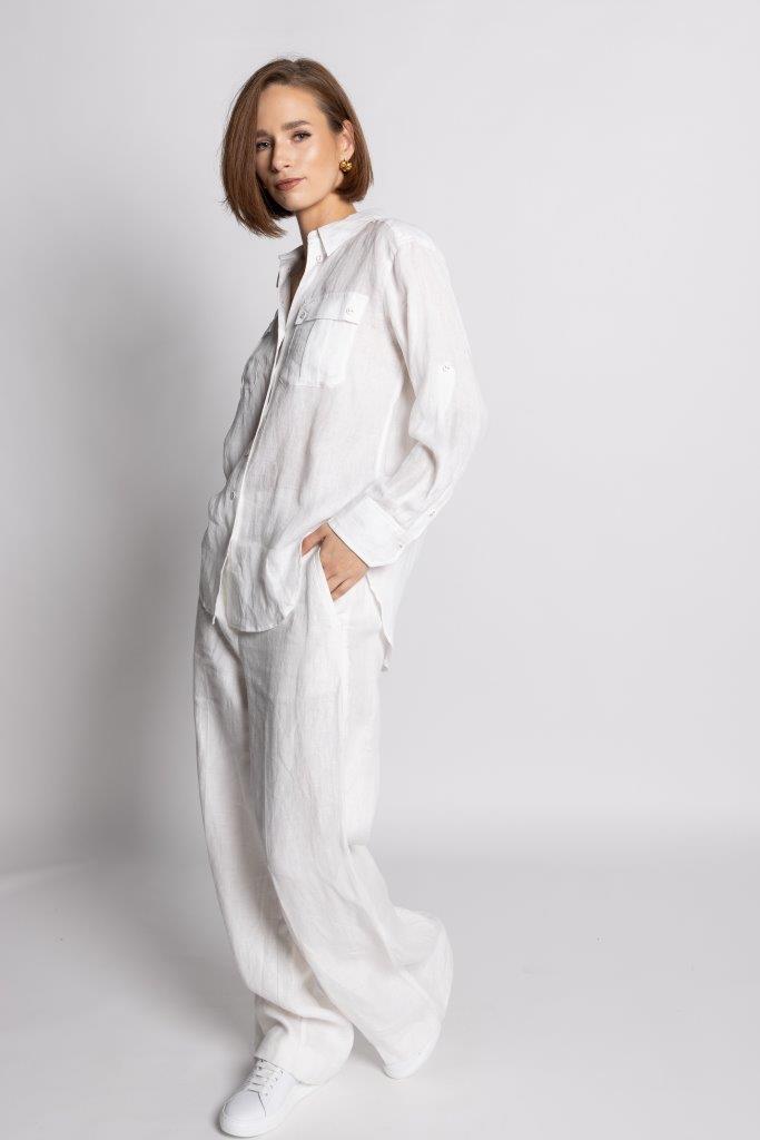 Loughlin Doubles Shirt - White