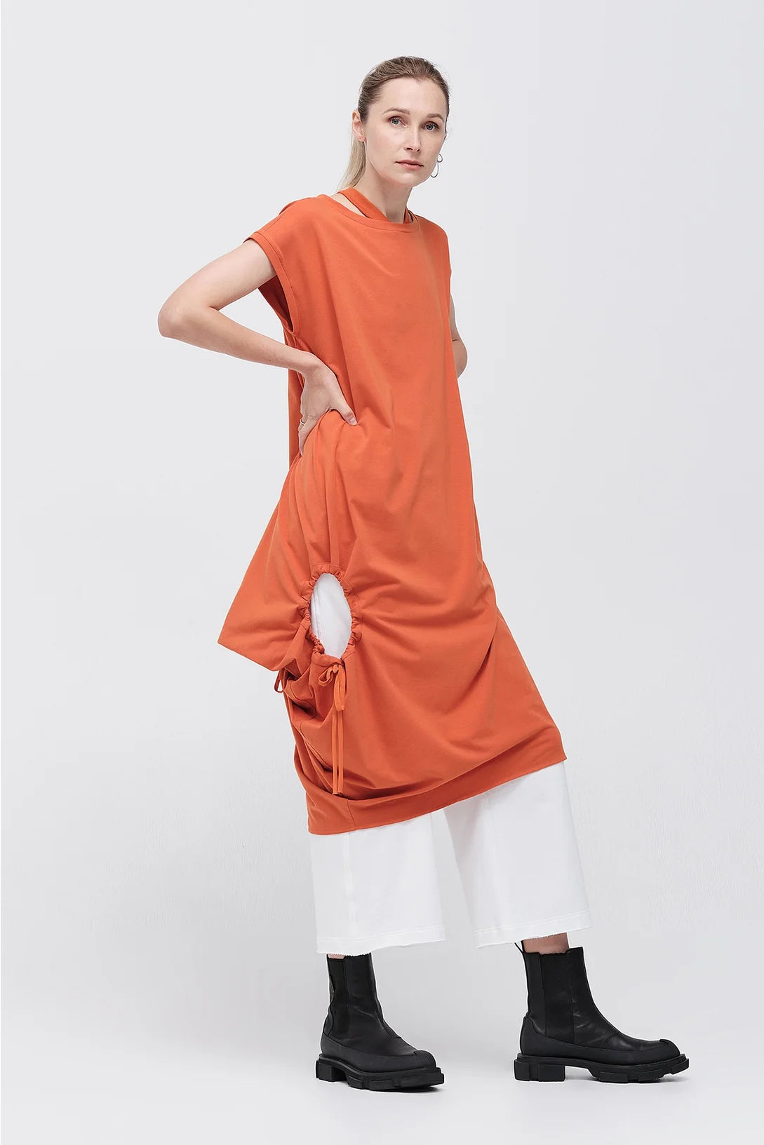 Taylor Recoil Dress - Russet