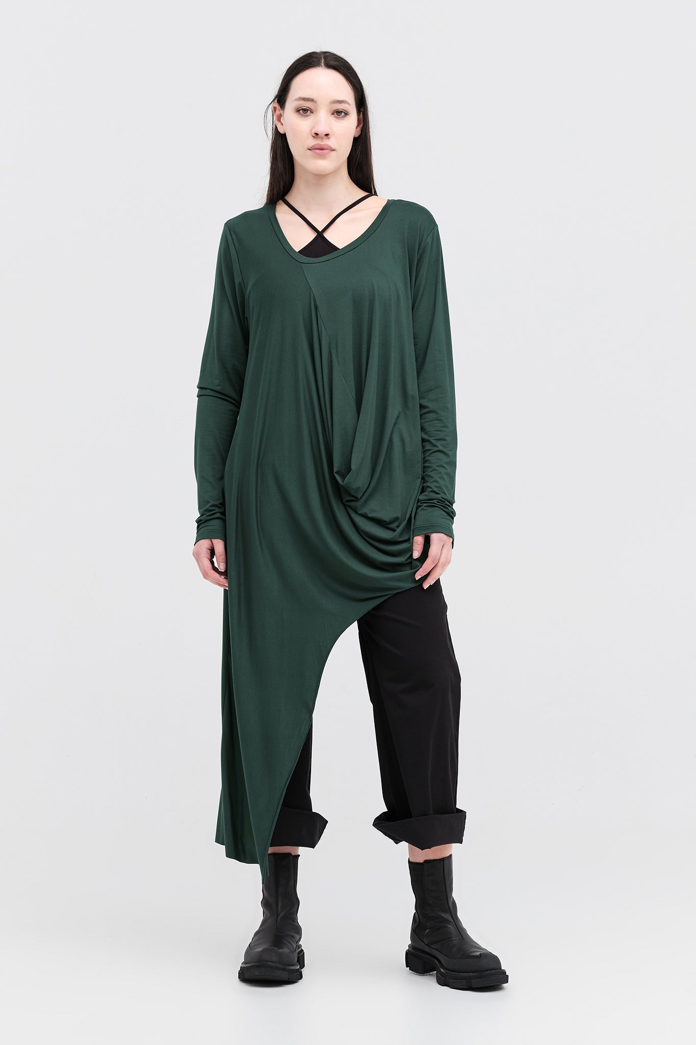 Taylor Rotate Tunic - Greenstone