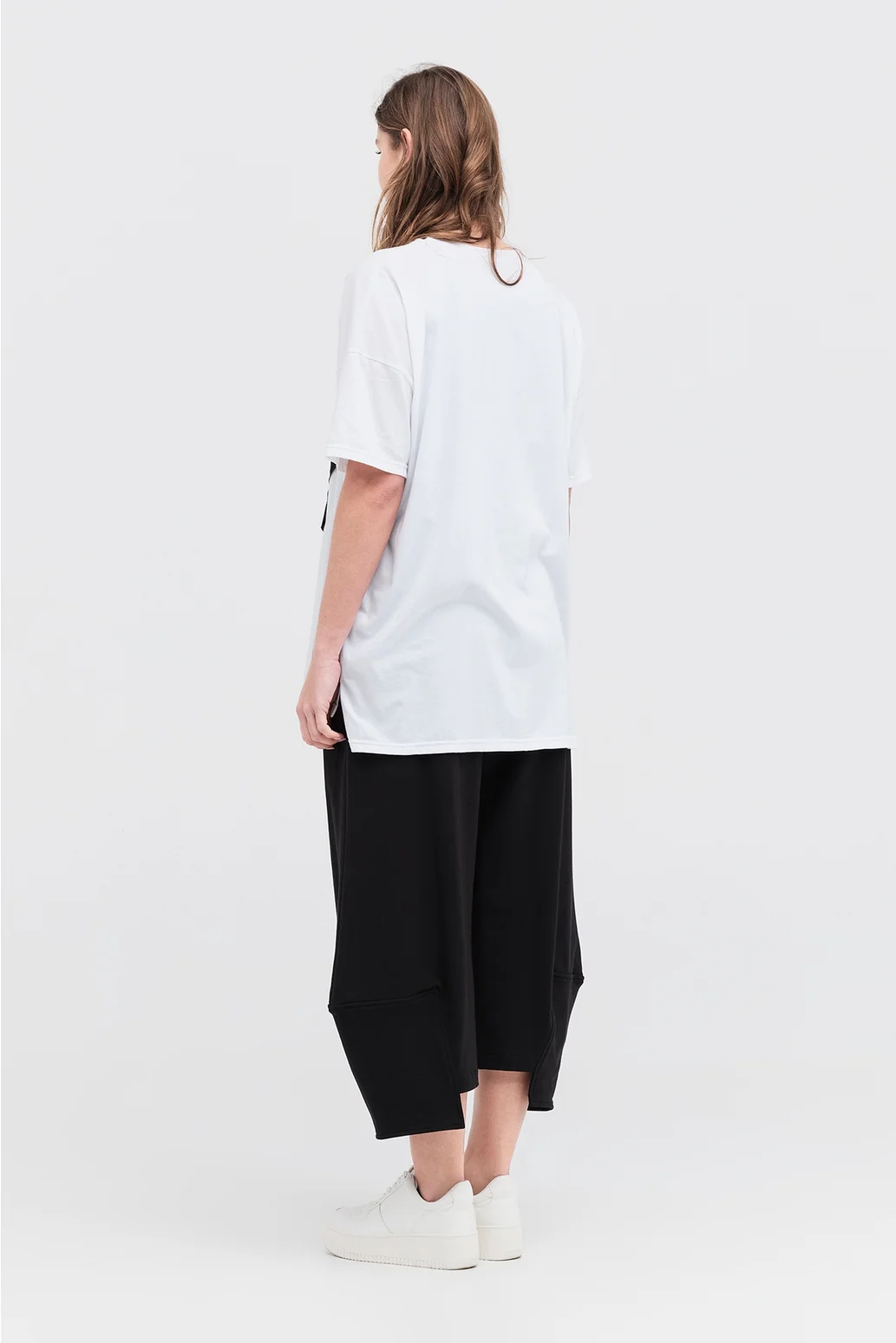 Taylor Circ Module Tee - Ivory/Black