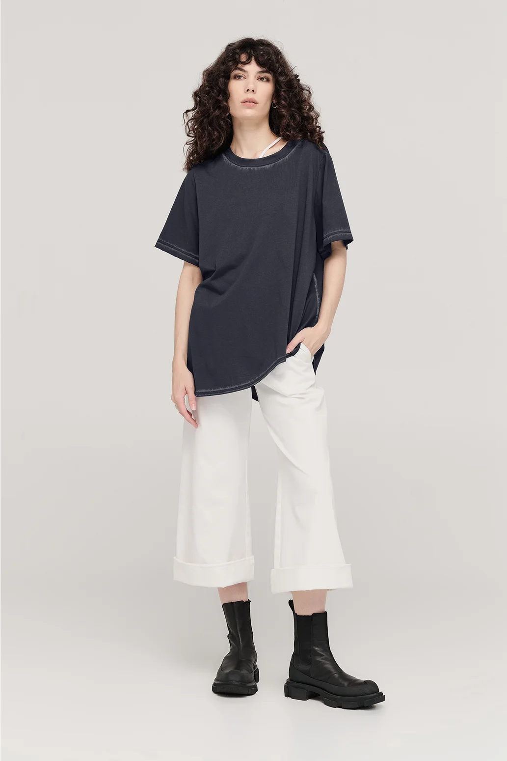 Taylor Camber Tee - Diffused Midnight
