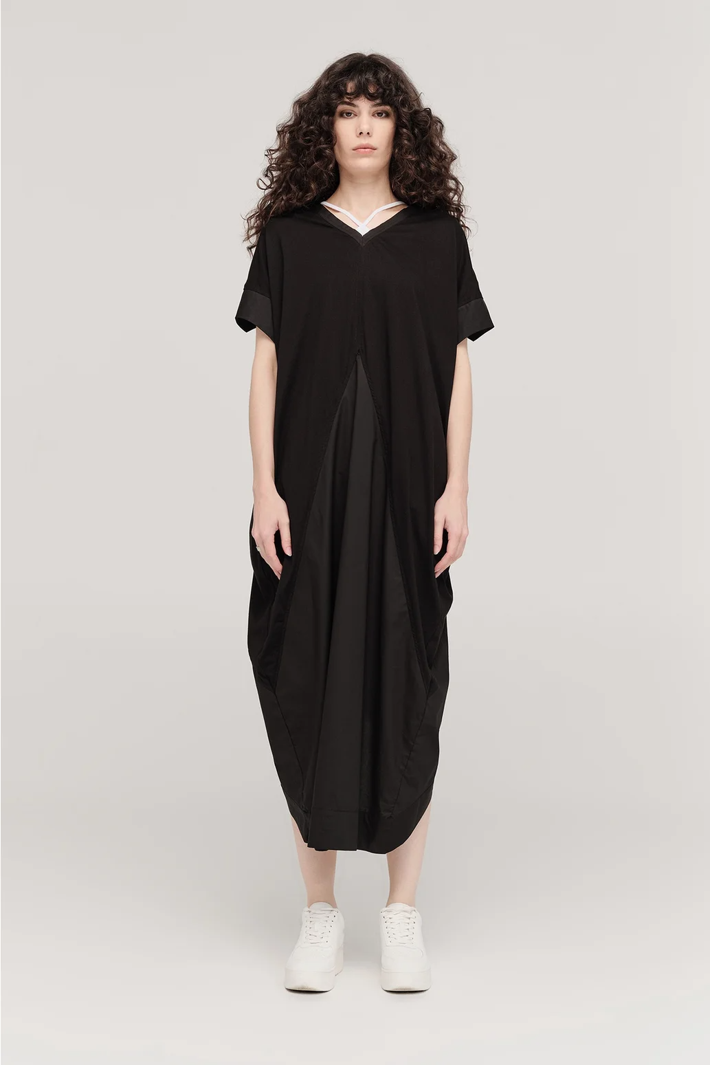 Taylor Divide Dress - Black