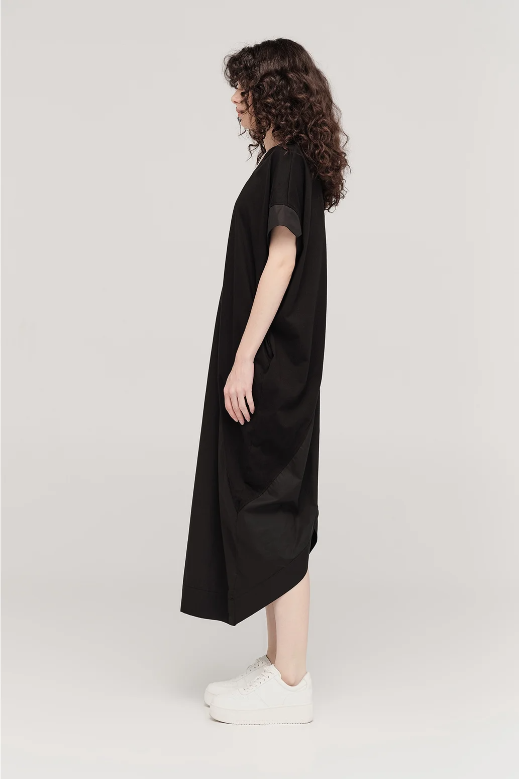 Taylor Divide Dress - Black