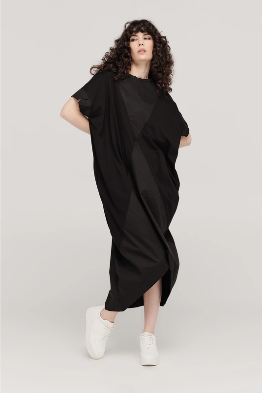 Taylor Divide Dress - Black