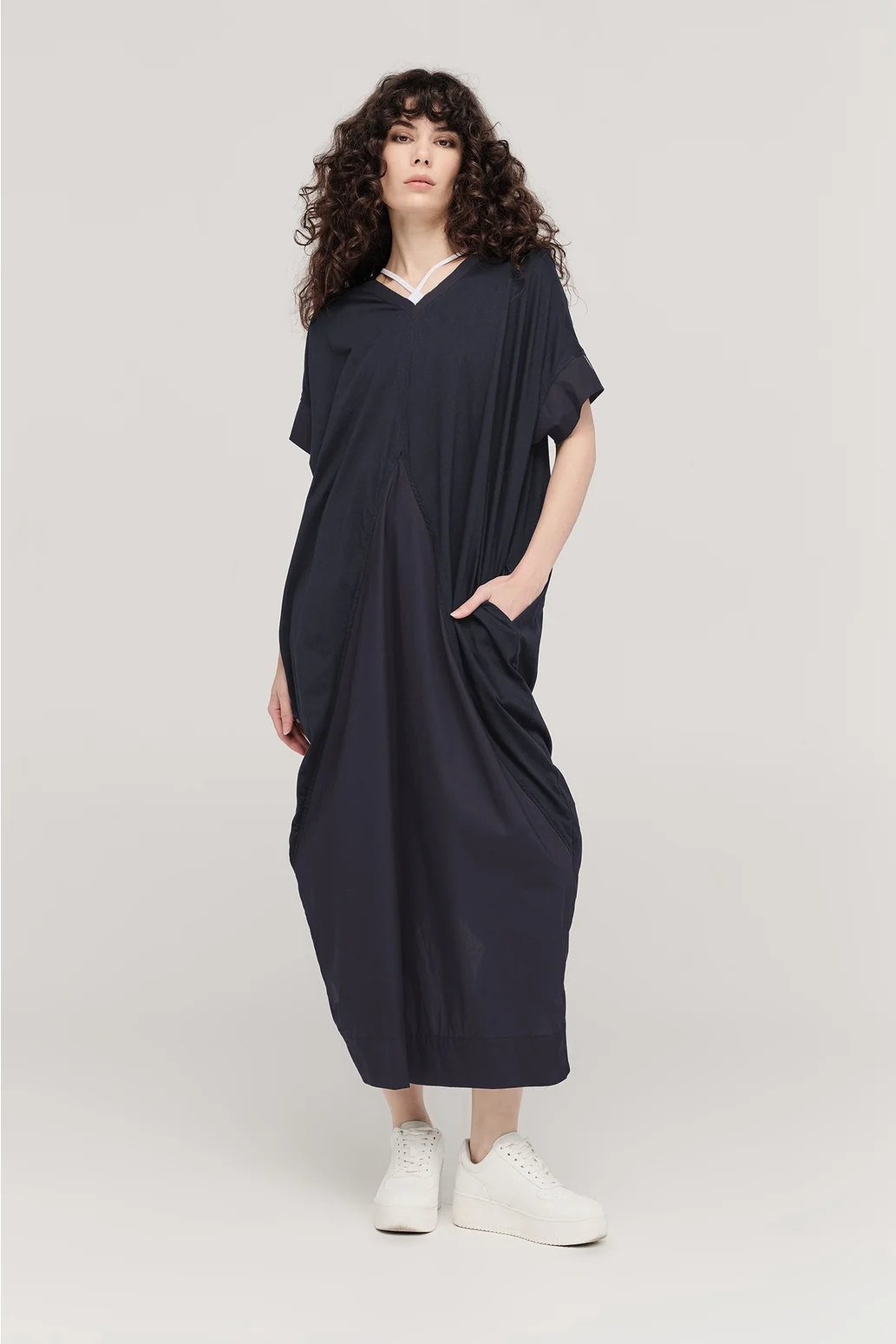 Taylor Divide Dress - Midnight