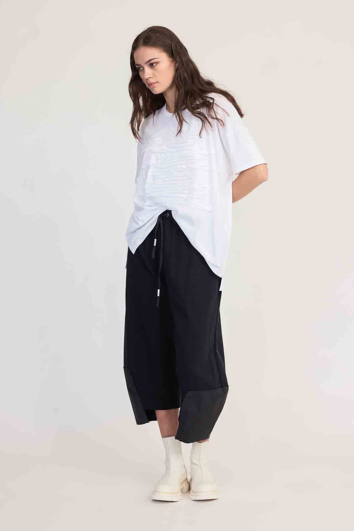 Taylor Strip Module Tee - White/White XX