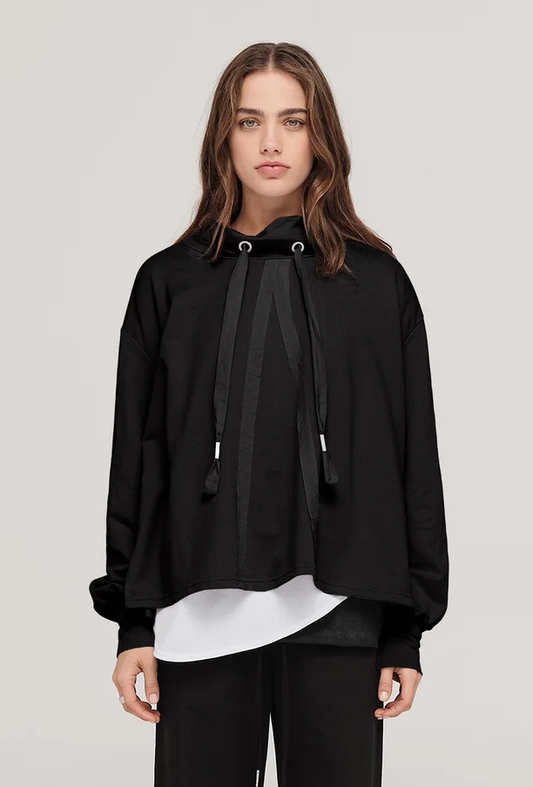 Taylor Divided Brink Sweater - Black