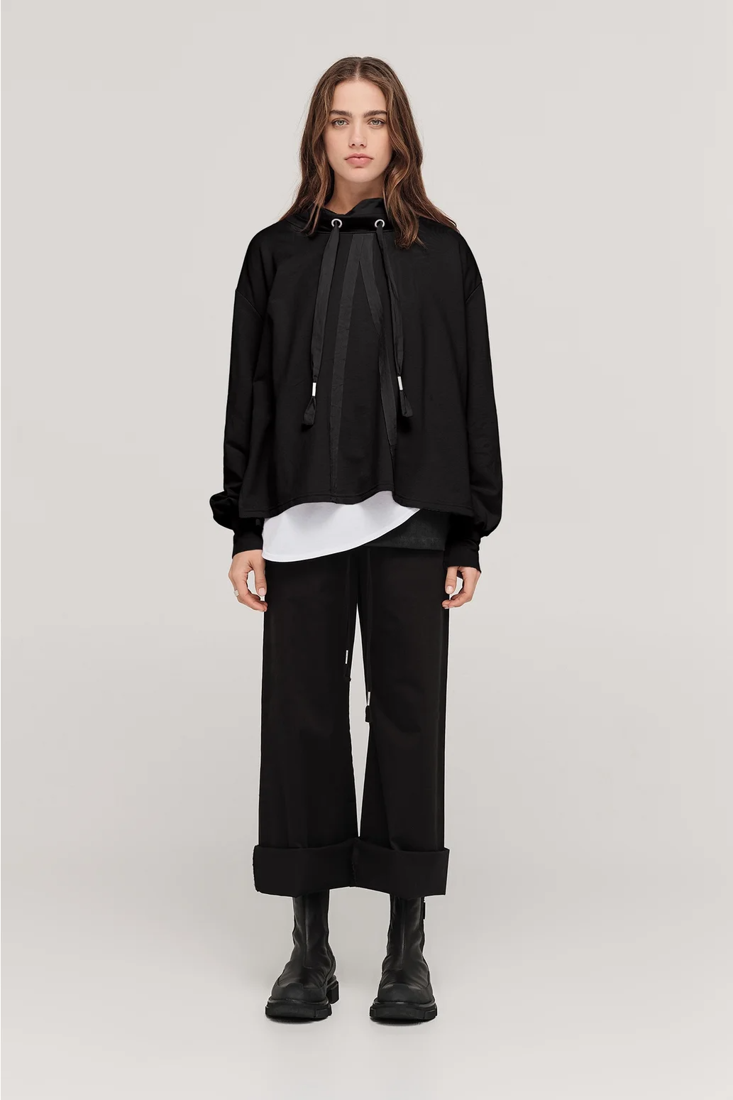 Taylor Divided Brink Sweater - Black