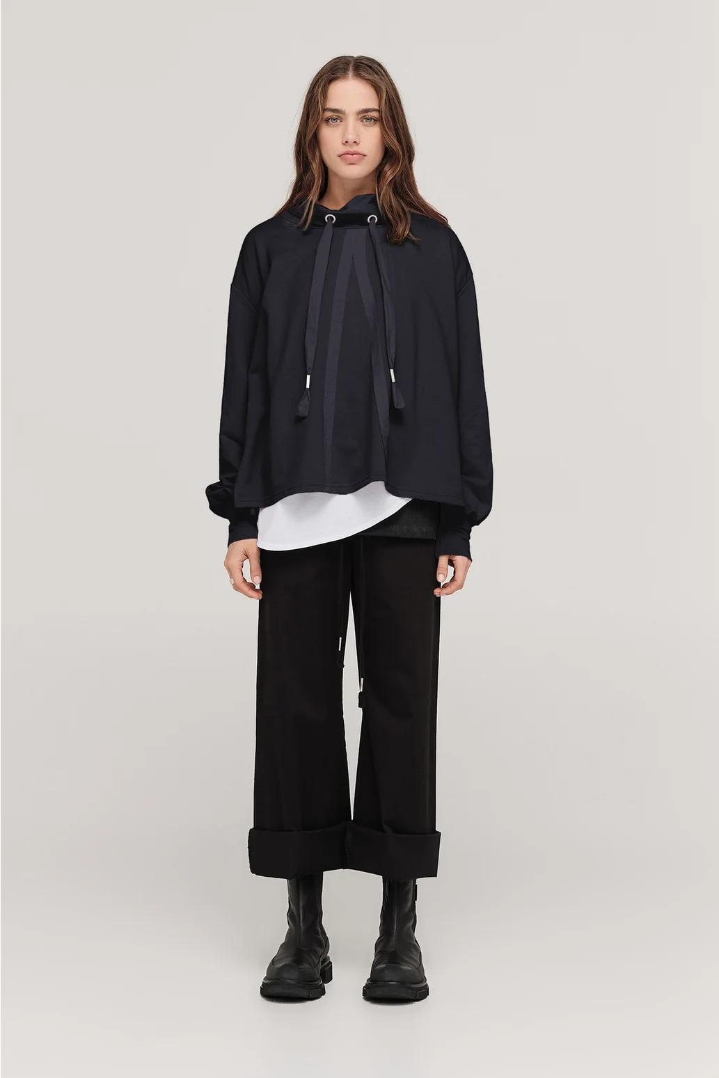 Taylor Divided Brink Sweater - Midnight