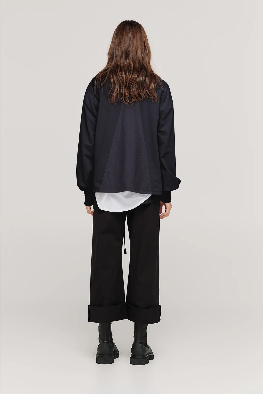 Taylor Divided Brink Sweater - Midnight