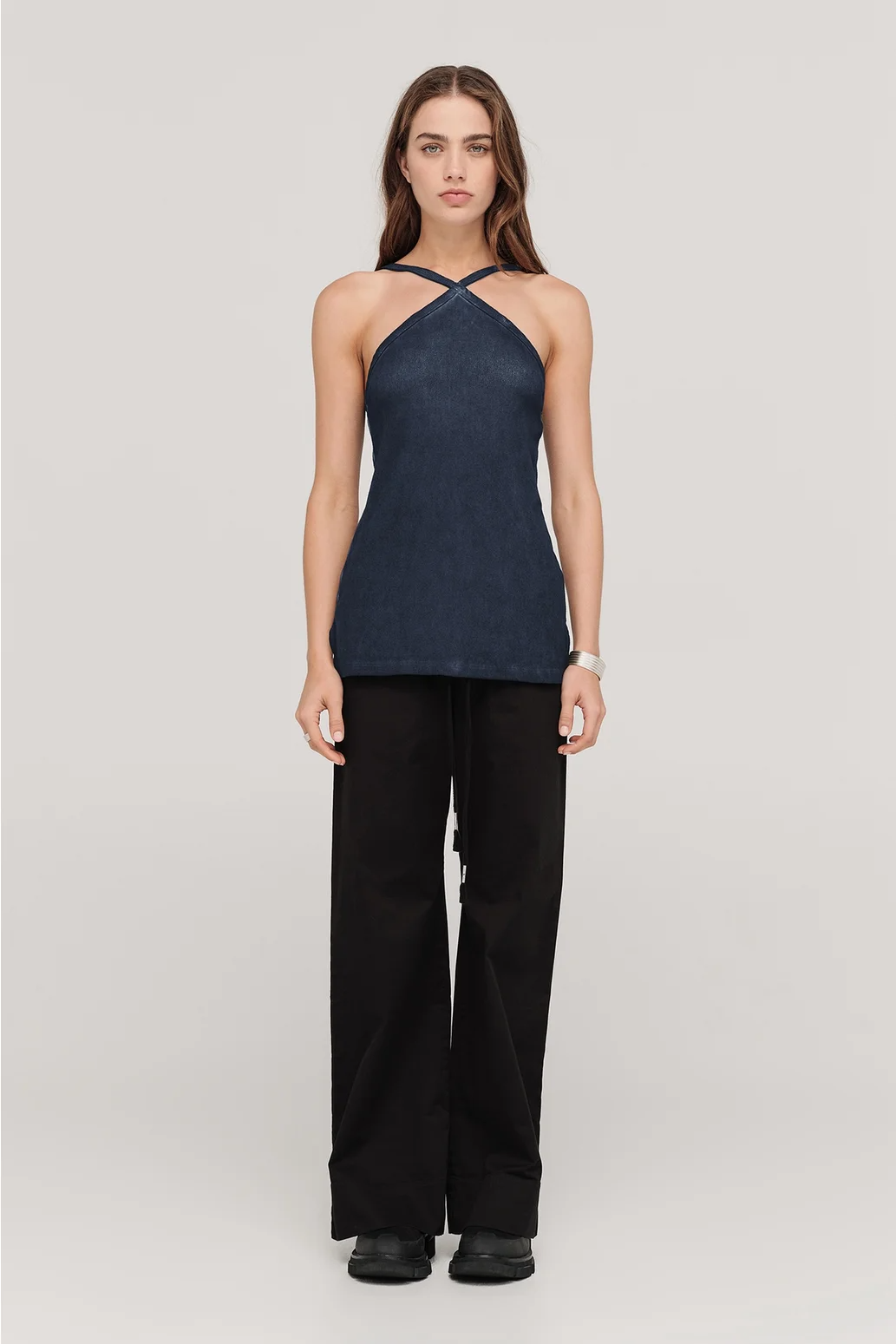 Taylor Straight Extended Tank - Diffused Midnight