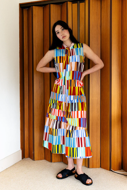 Neris Paper Trail Dress - Carnival