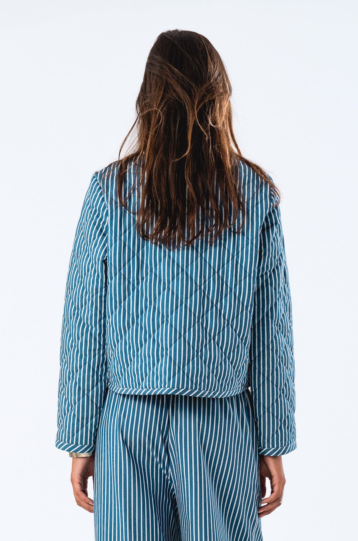 Lollys Laundry EmiliaLL Jacket LS - Stripe Blue