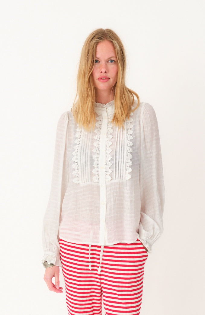 Lollys Laundry ArielLL Shirt LS - White