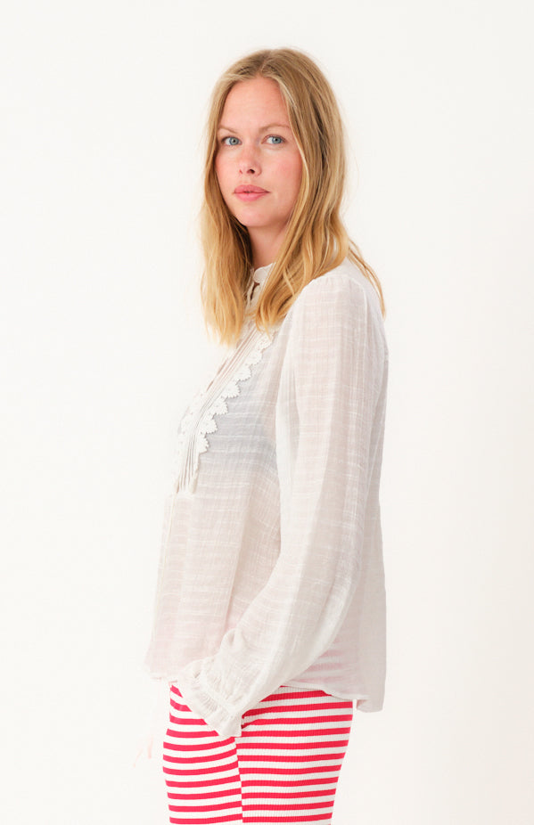 Lollys Laundry ArielLL Shirt LS - White