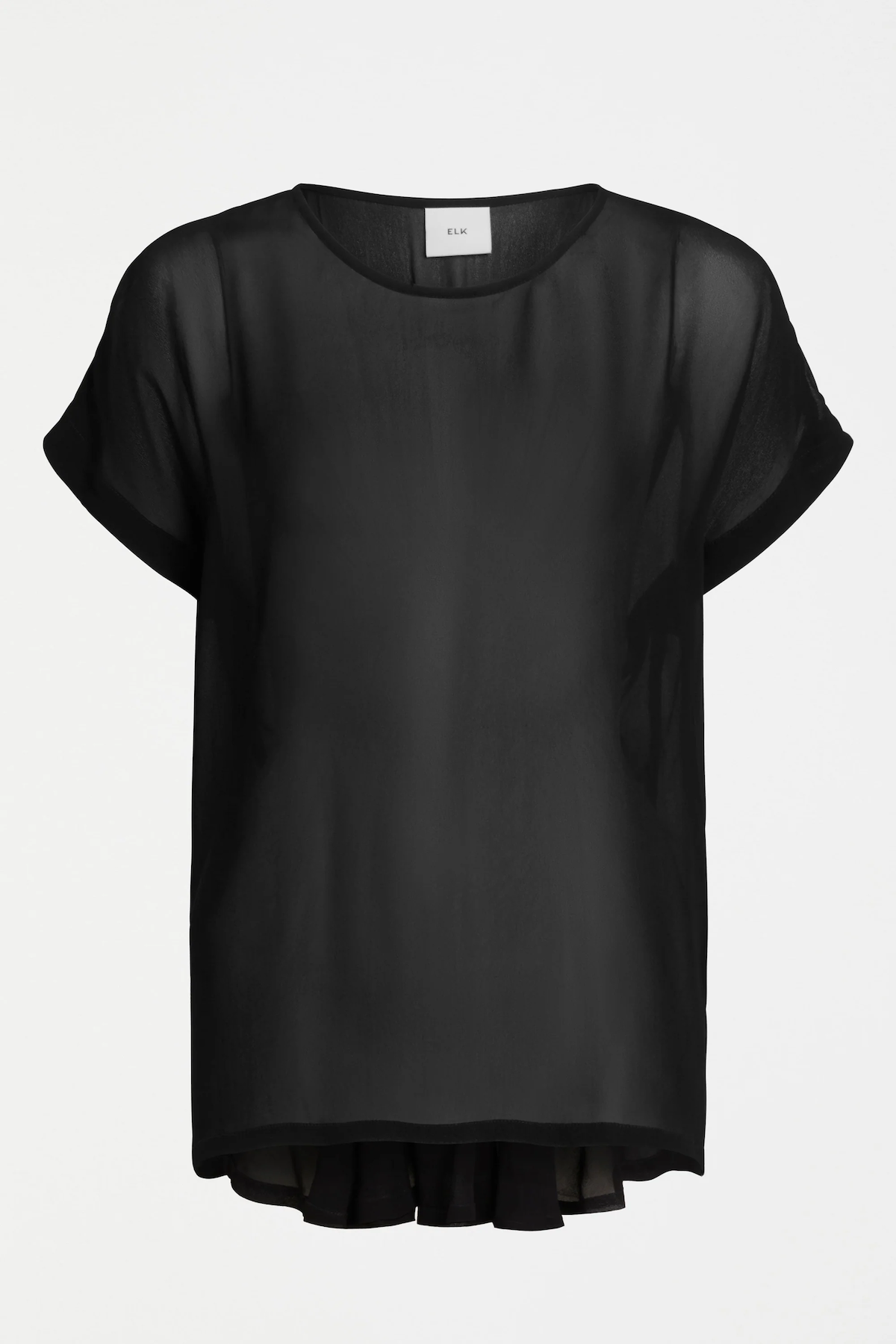 Elk Sheer Web Top - Black