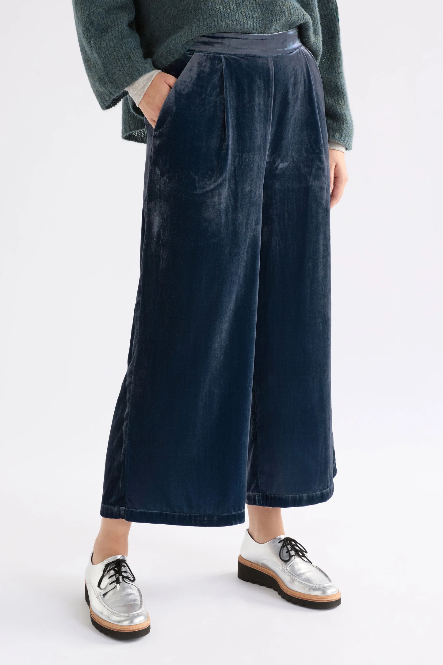 Elk Suuri Wide Leg Pant - Blue Steel