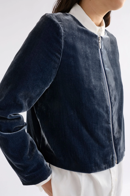 Elk Suuri Zip Jacket - Steel Blue