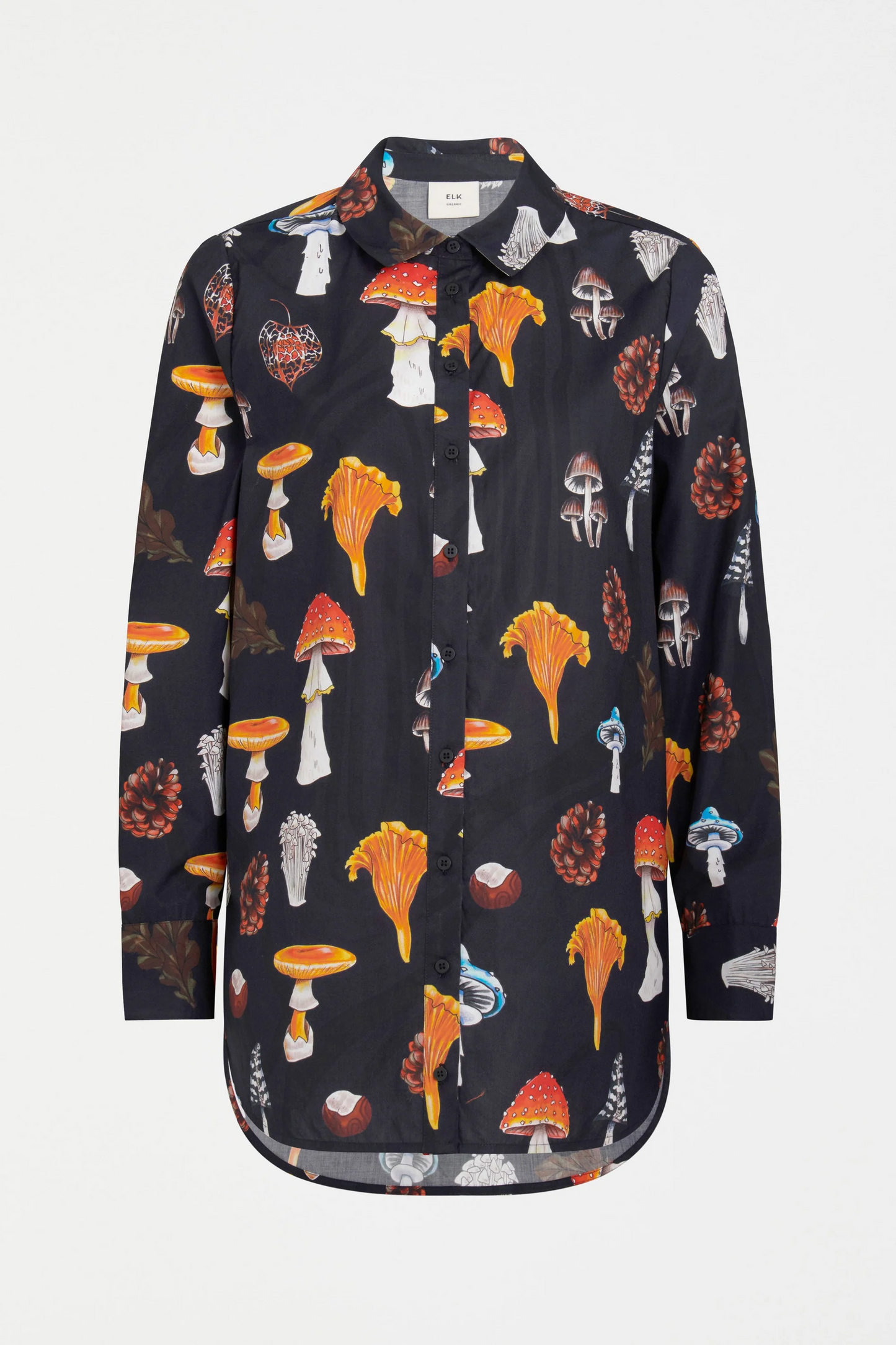 Elk Allem Shirt - Mushroom Print