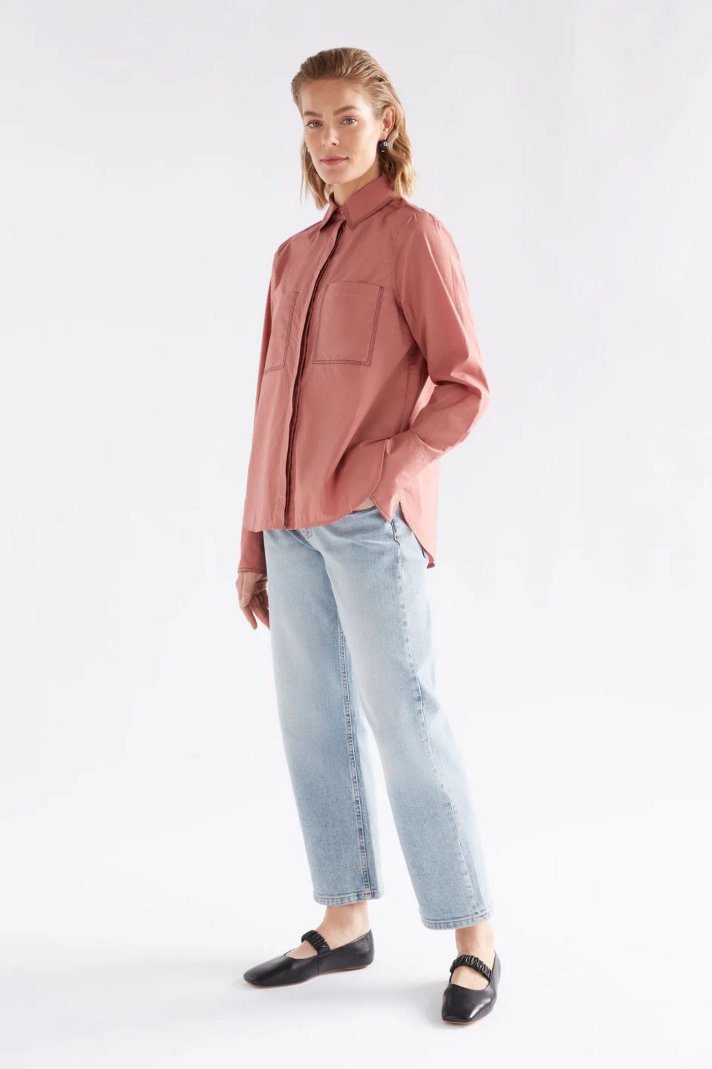 Elk Salli Shirt - Clay Pink