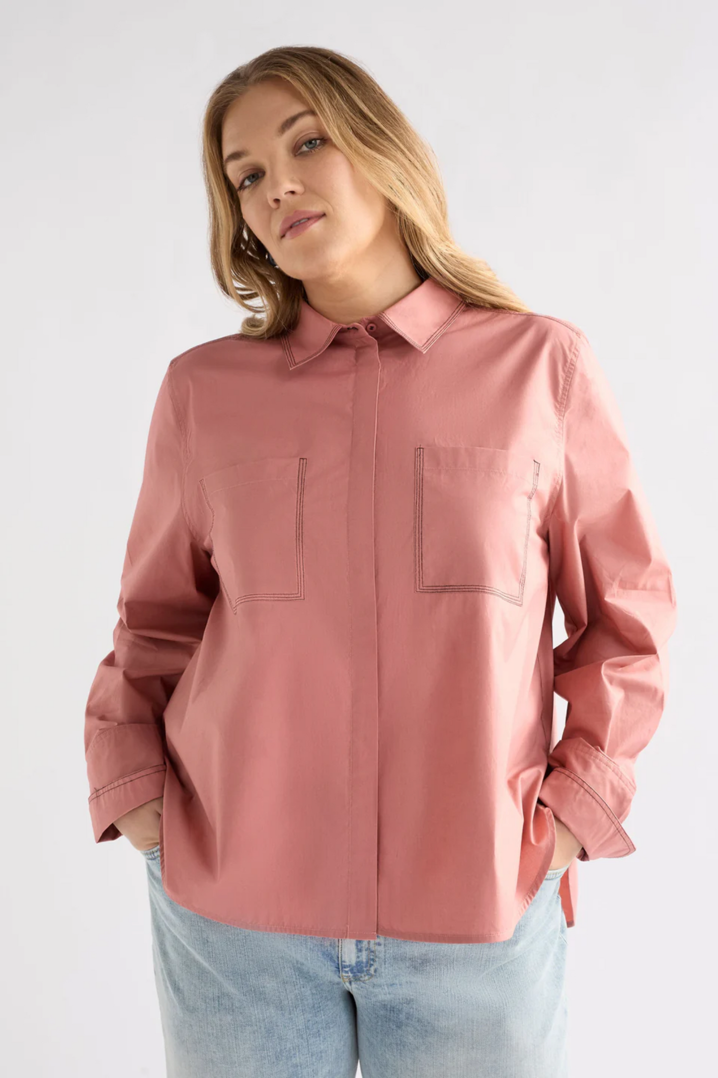 Elk Salli Shirt - Clay Pink