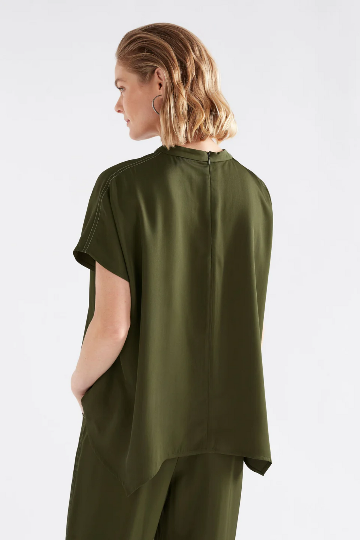 Elk Hullu Top - Bright Olive