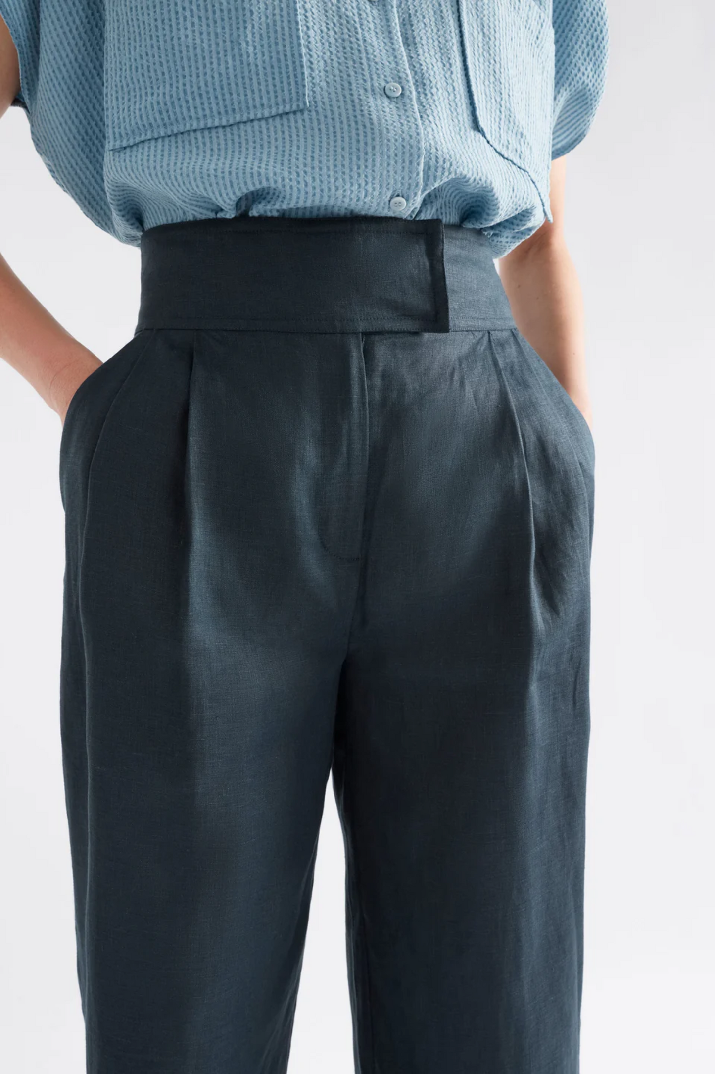 Elk Lejer Pant - Navy