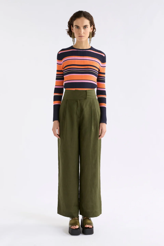 Elk Lejer Pant - Bright Olive