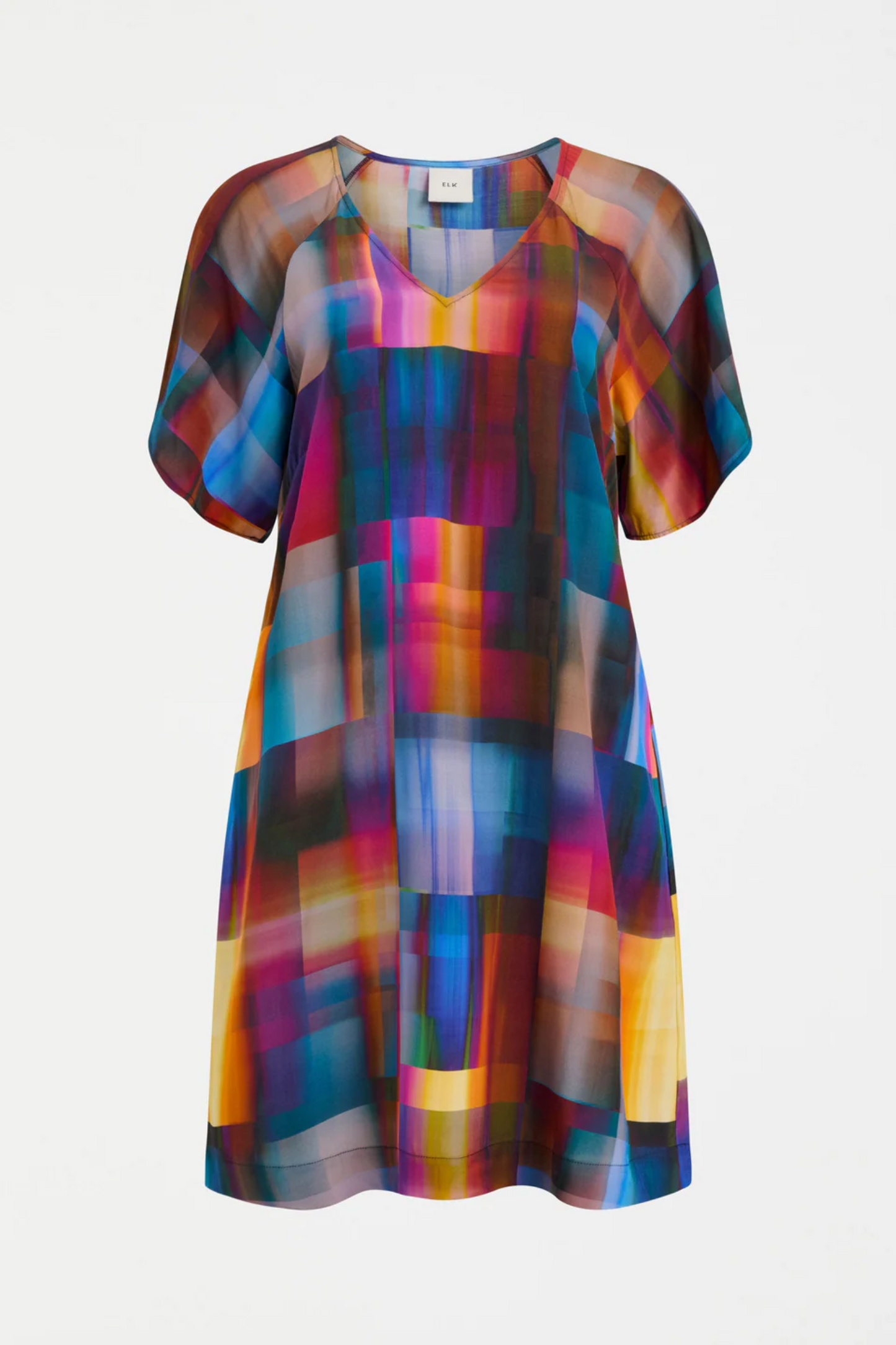 Elk Byde Short Dress - Ekko Print