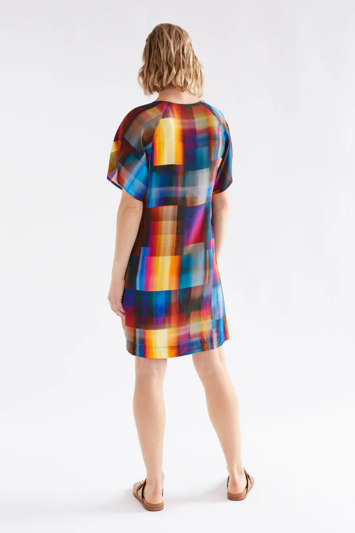 Elk Byde Short Dress - Ekko Print