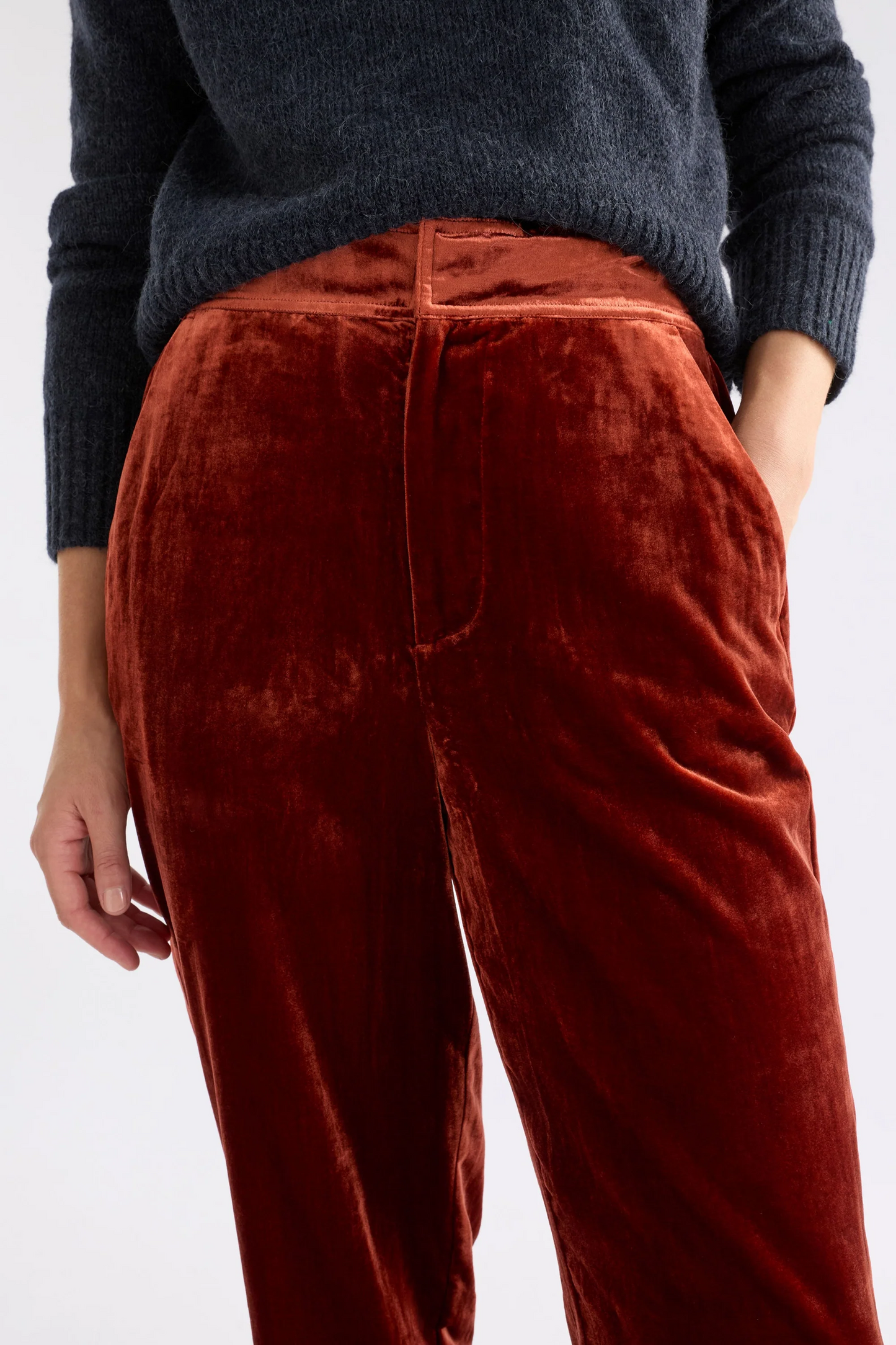 Elk Suuri Velvet Pant - Spice