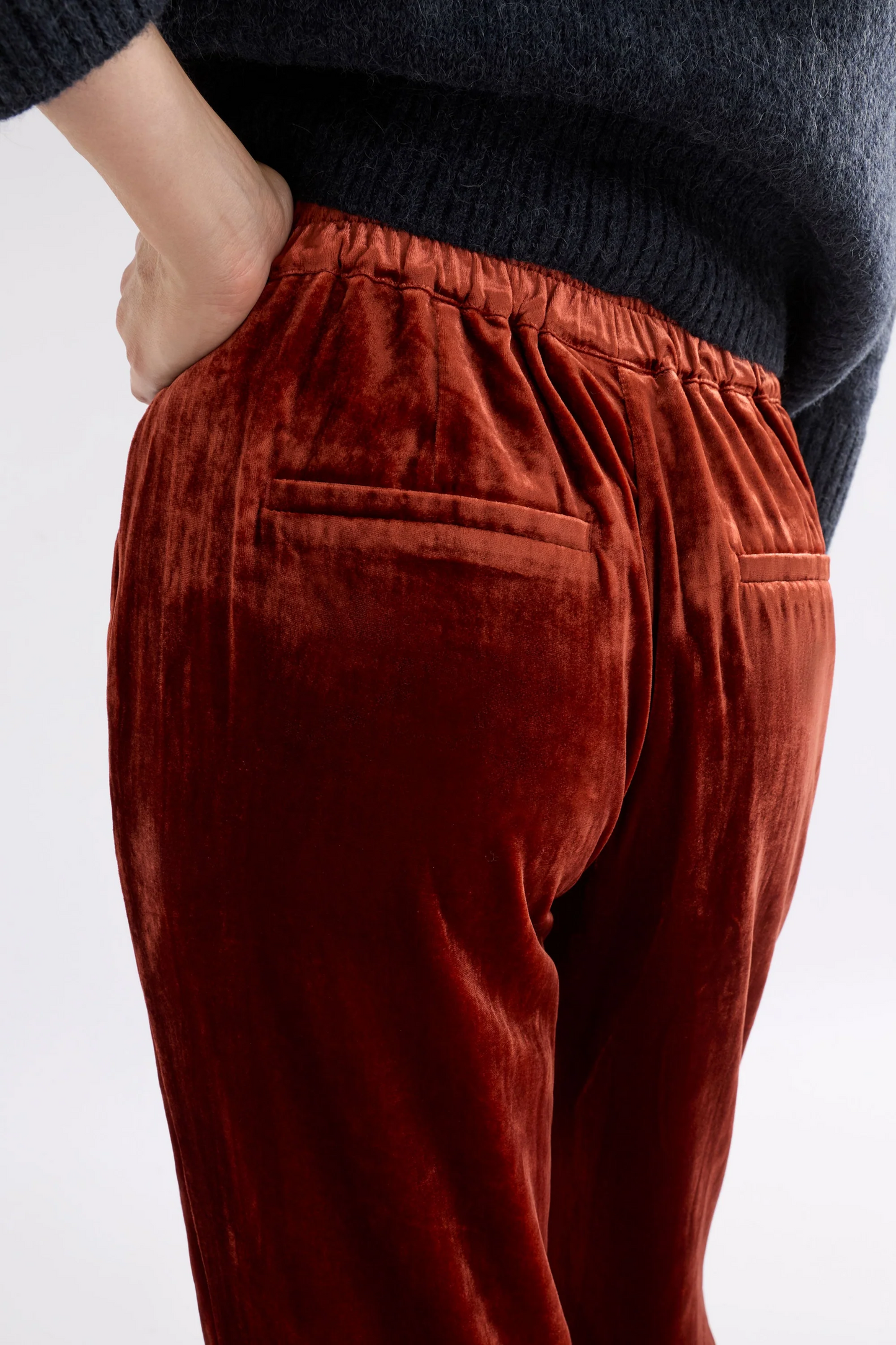 Elk Suuri Velvet Pant - Spice