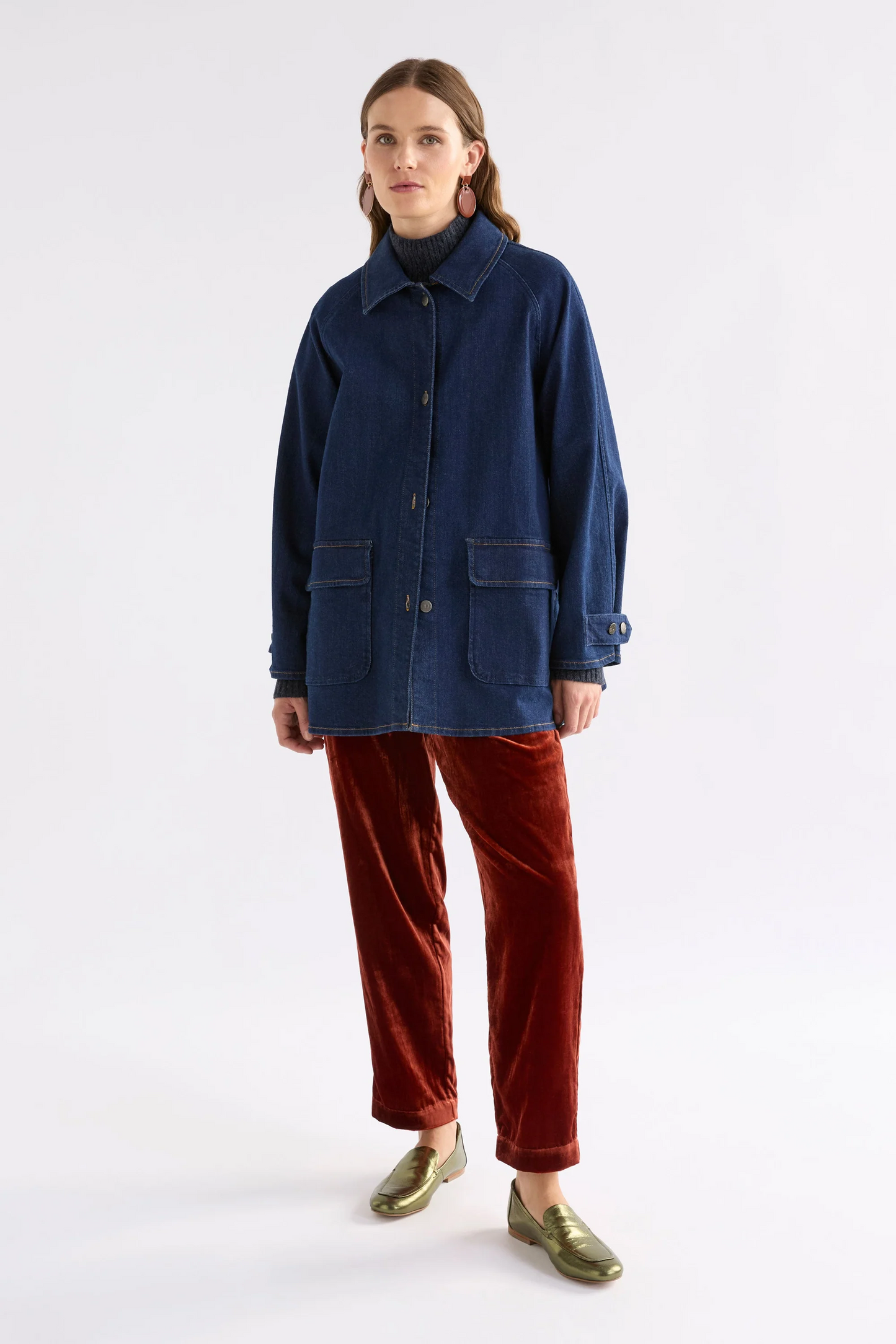 Elk Suuri Velvet Pant - Spice