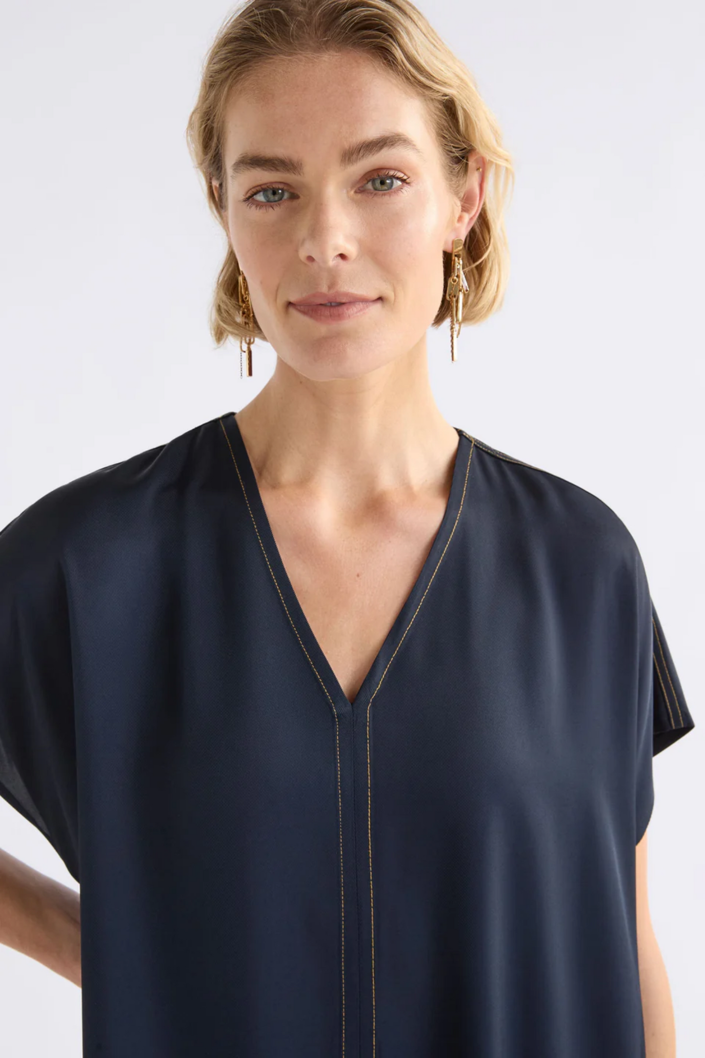 Elk Hullu Dress - Navy