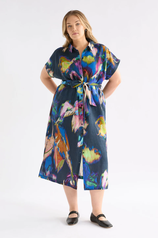 Elk Lato Dress - Vaara Print