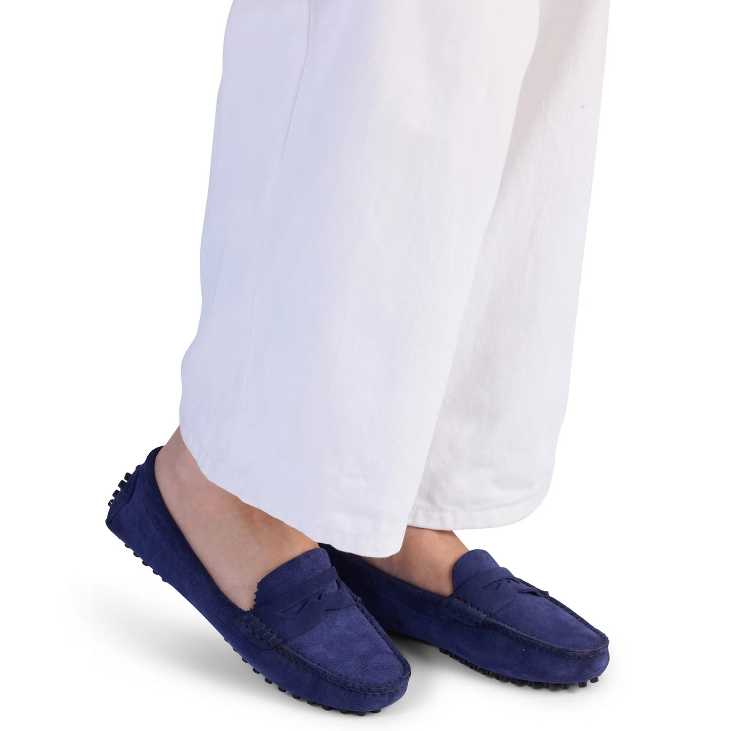 Kathryn Wilson Avery Loafer - Navy Suede