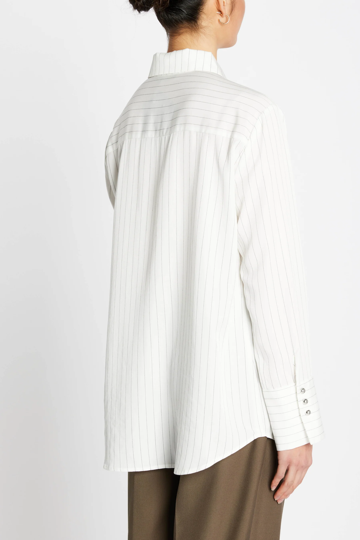Bruuns Bazaar Amaranth Zanne Shirt - White Stripe