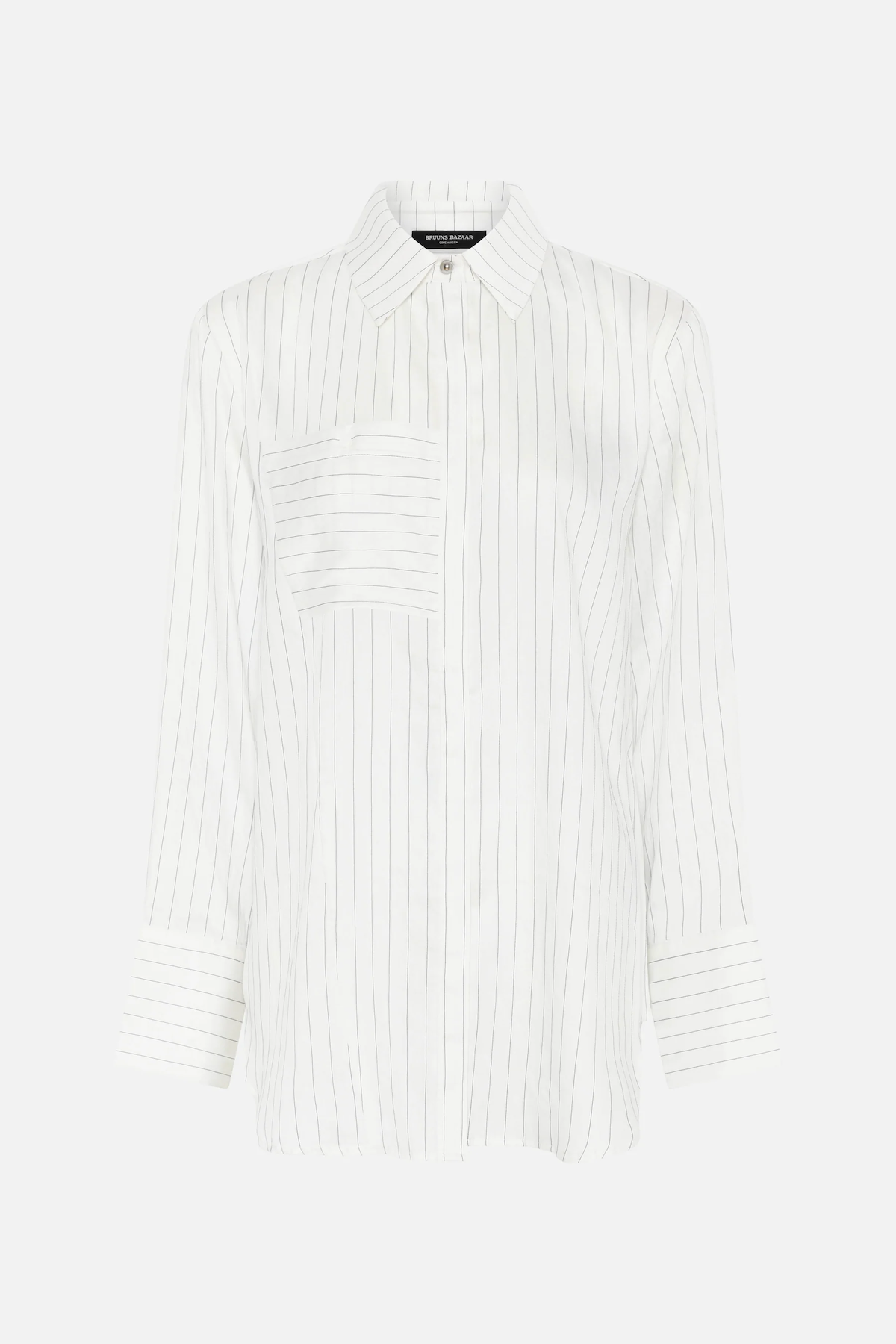 Bruuns Bazaar Amaranth Zanne Shirt - White Stripe