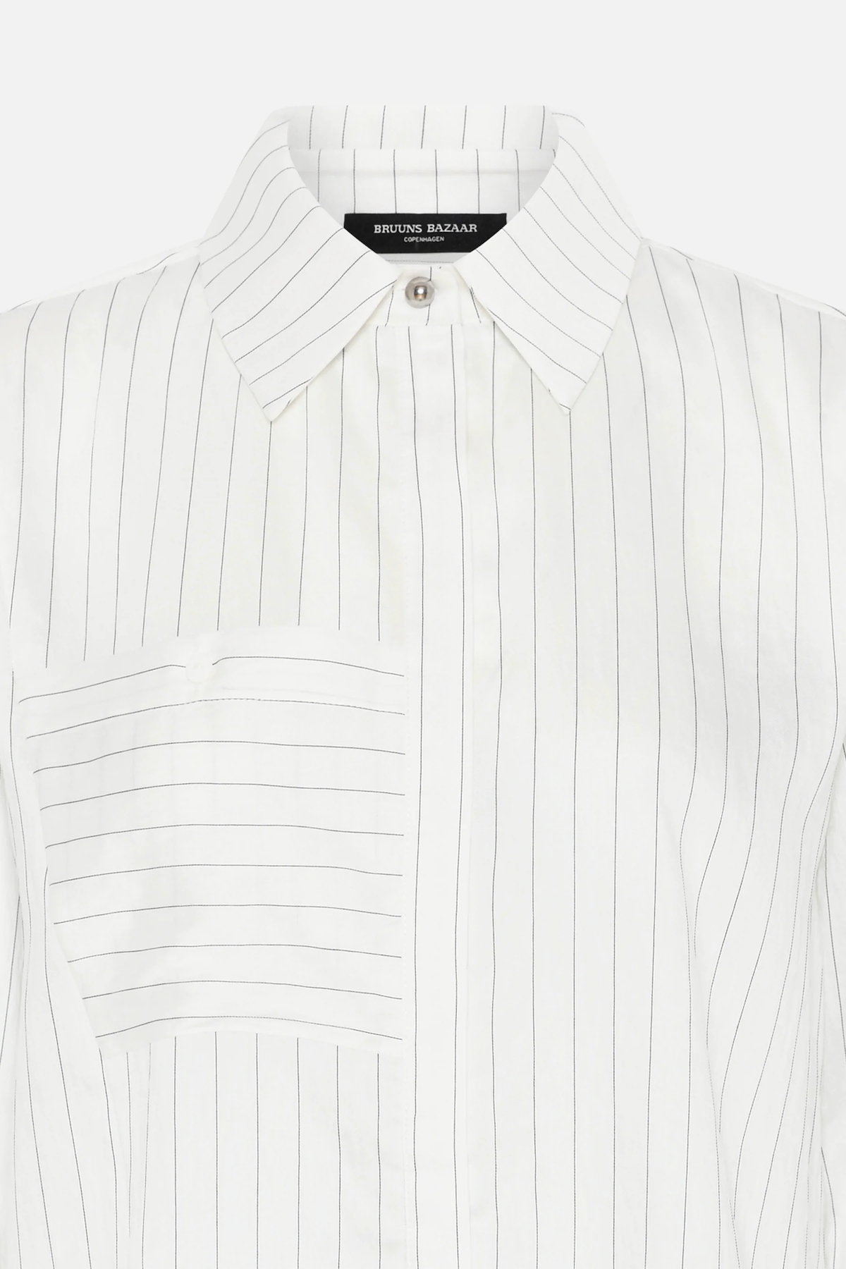 Bruuns Bazaar Amaranth Zanne Shirt - White Stripe