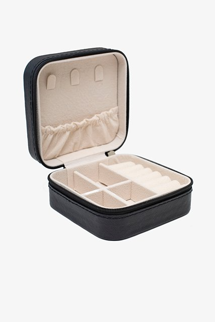Antler Travel Jewellery Box - Black