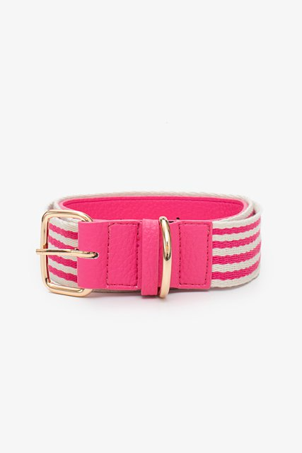 Antler Sadie Stripe Belt - Pink