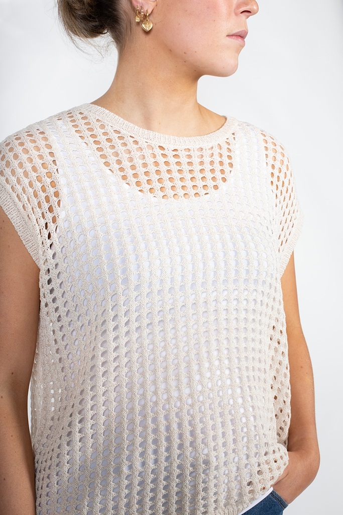 Antler Chelsea Vest - Vanilla Gold
