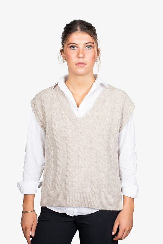 Antler Heritage Vest - Oat