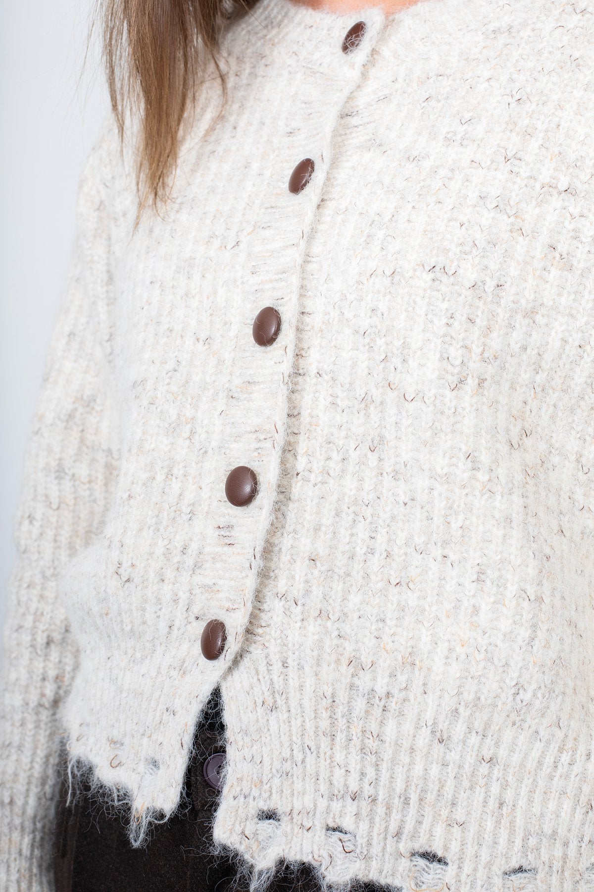 Antler Frankie Cardi - Natural Marle