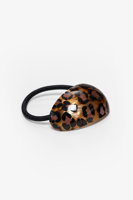 Antler Dark Cheetah Cuff Hair Tie