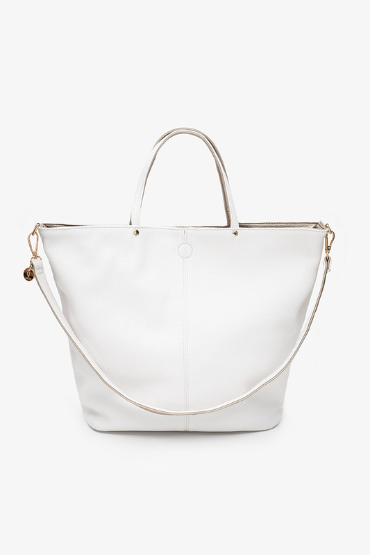 Antler Hartley Reversible Tote - Bone/Gold