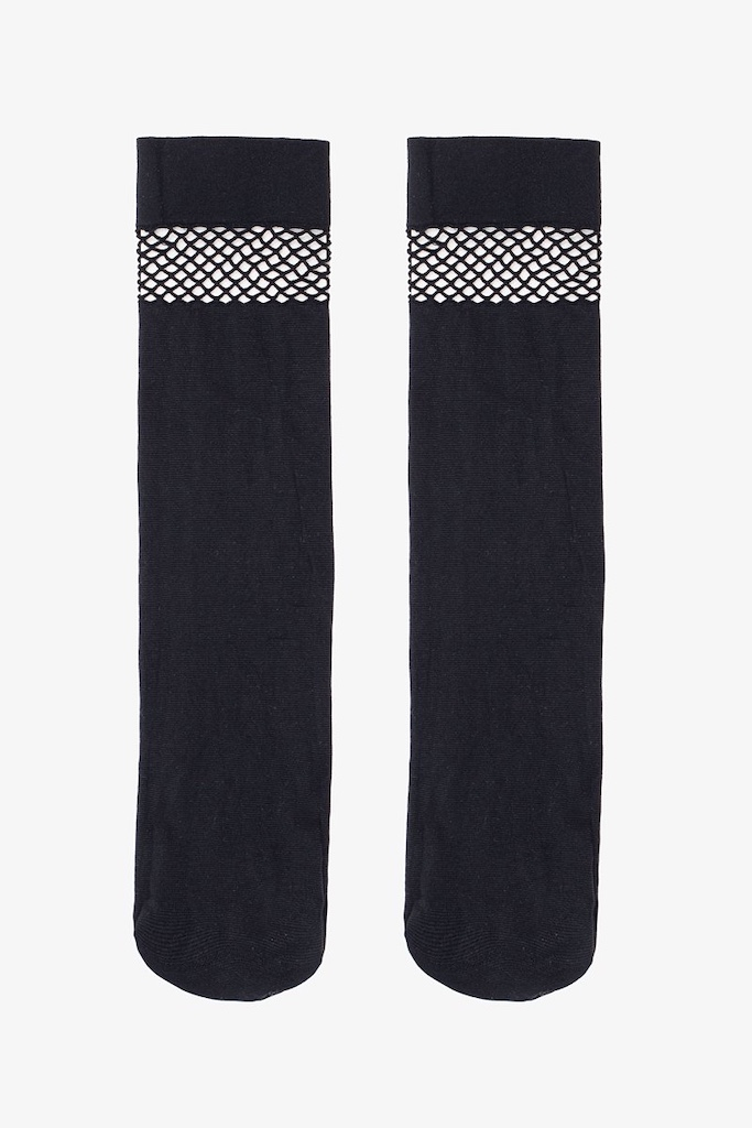 Antler Black Net Top Stocking
