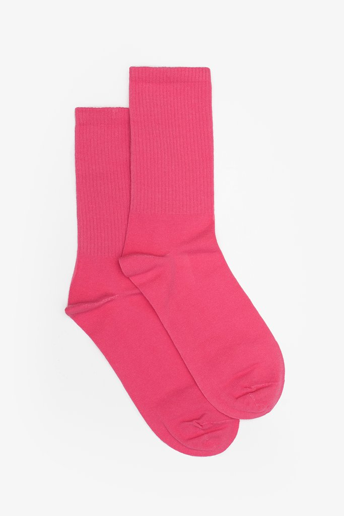 Antler Classic Half Crew Socks - Cerise